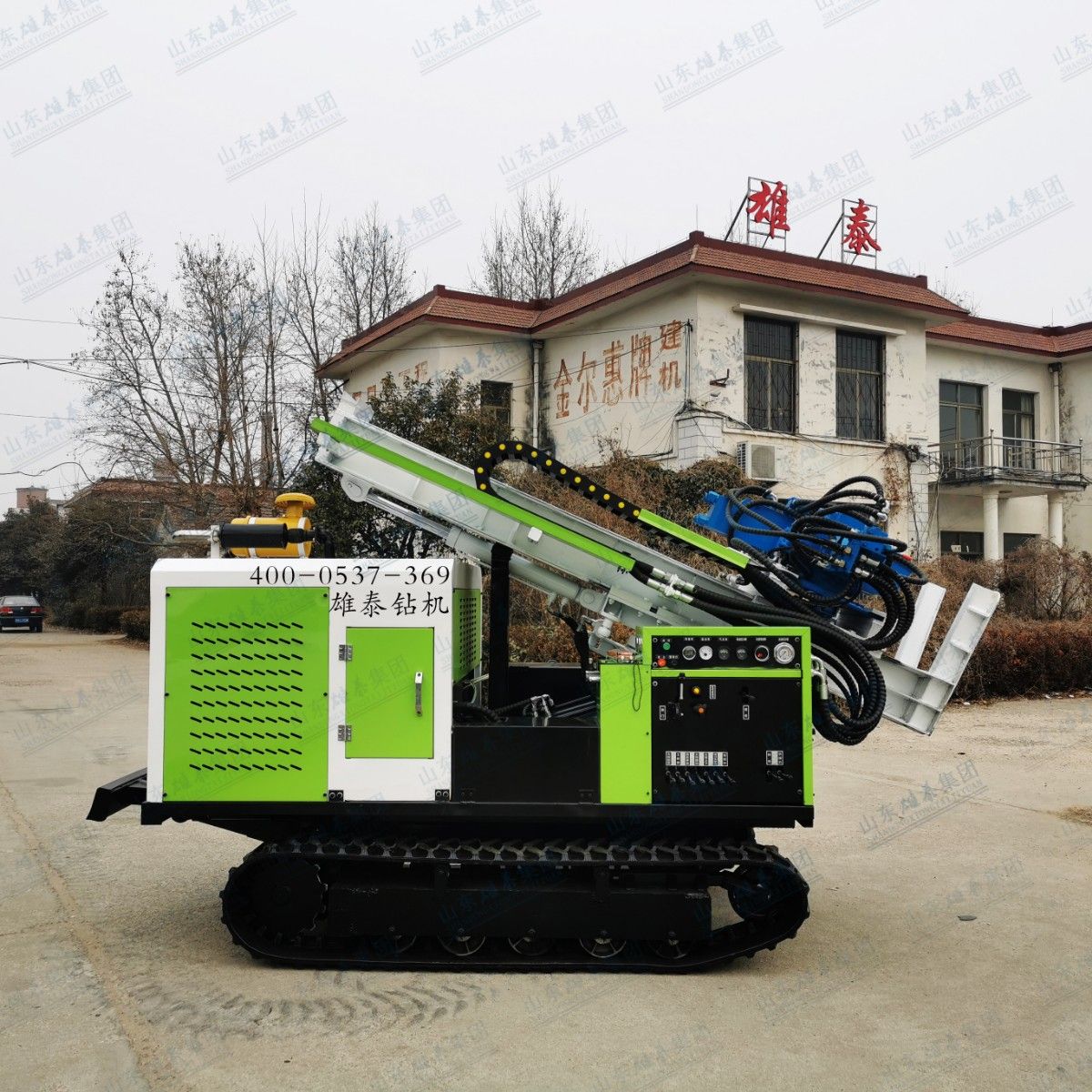 山东AG真人集团自主研发的XT-P直推式土壤取样钻机升级款现已顺遂下线并调试完成